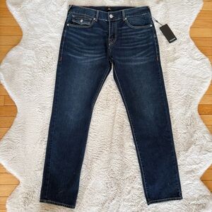 True Religion Dark Blue Men’s Geno Relaxed Slim Jeans